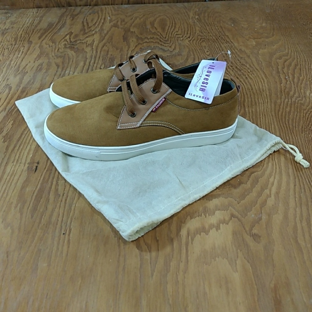 Men's I Love Sia Fashion casual shoes, Tan